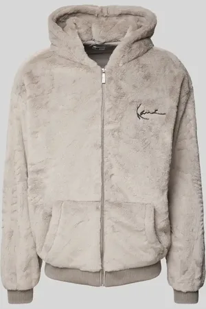 Karl Kani Bluza rozpinana ze sztucznego futra