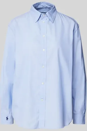 Ralph Lauren Bluzka koszulowa o kroju oversized fit z kołnierzykiem typu kent