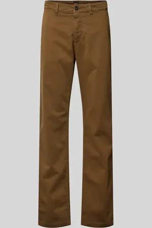 HUGO BOSS Chinosy o kroju regular fit ze szlufkami na pasek