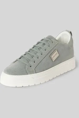 Antony Morato Sneakersy skórzane z detalem z logo