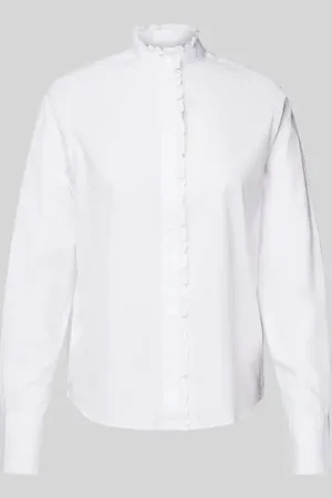 GANT Bluzka koszulowa o kroju regular fit ze stójką