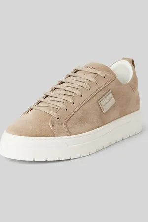 Antony Morato Sneakersy skórzane z detalem z logo