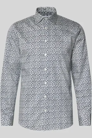 SELECTED Koszula casualowa o kroju slim fit z kołnierzykiem typu kent