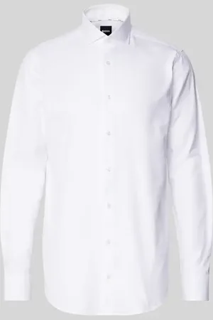 HUGO BOSS Koszula biznesowa o kroju regular fit z kołnierzykiem typu cutaway model ‘Joe’