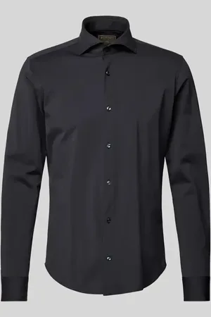 JOOP! Koszula biznesowa o kroju slim fit z listwą guzikową model ‘Pai’