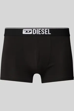 Diesel Obcisłe bokserki z elastycznym paskiem z logo w zestawie 3 szt.
