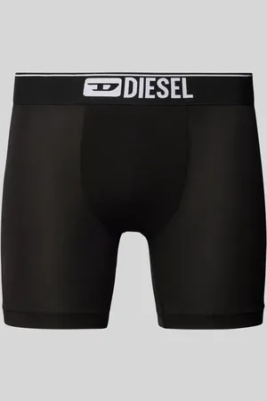 Diesel Obcisłe bokserki z elastycznym paskiem z logo w zestawie 3 szt.