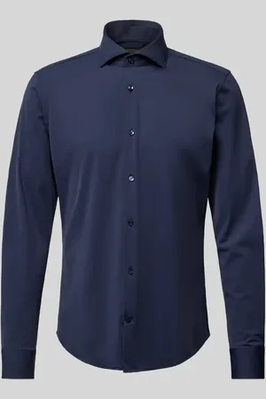 JOOP! Koszula biznesowa o kroju slim fit z listwą guzikową model ‘Pai’