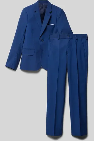Standard Garnitur o kroju slim fit z kieszeniami z patką