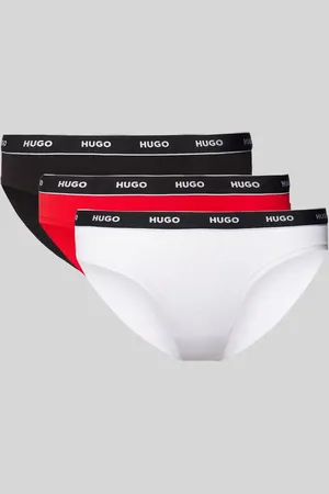 HUGO BOSS Slipy z elastycznym pasem z logo w zestawie 3 szt.