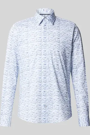 JOOP! Koszula biznesowa o kroju slim fit z kołnierzykiem typu kent model ‘Pierce’