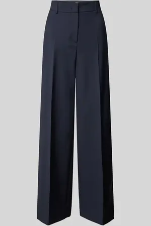 Max Mara Spodnie wełniane rozkloszowane w kant model ‘VISIVO’