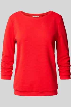 TOM TAILOR Bluza taliowana z fakturowanym wzorem