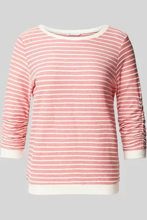 TOM TAILOR Bluza taliowana z marszczonymi rękawami