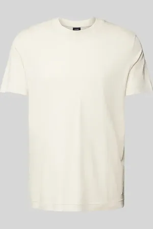JOOP! T-shirt z prążkowanym, okrągłym dekoltem model ‘Carlon’