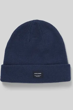 JACK & JONES Czapka beanie z detalem z logo