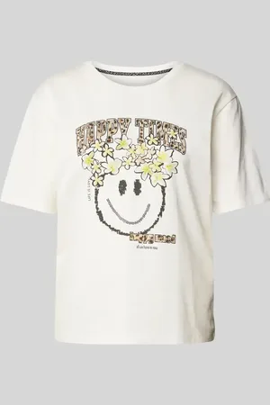 Marc Cain T-shirt z nadrukowanym motywem