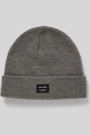 JACK & JONES Czapka beanie z detalem z logo