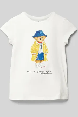 Ralph Lauren T-shirt z nadrukowanym motywem i logo model ‘BEAR’