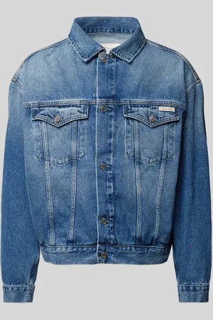 Calvin Klein Kurtka jeansowa z kieszeniami z patką na piersi