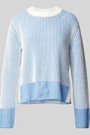Opus Sweter z dzianiny z fakturowanym wzorem model ‘Pagula’