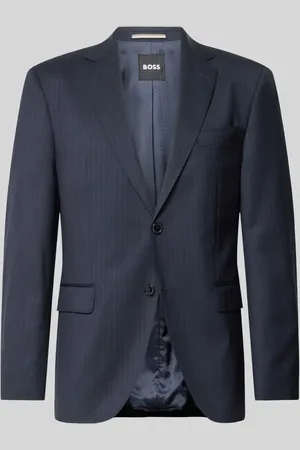HUGO BOSS Marynarka zapinana na dwa guziki z kołnierzem z połami model ‘Jeckson’