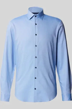 Jake*s Koszula biznesowa o kroju slim fit z kołnierzykiem typu kent