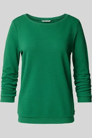 TOM TAILOR Bluza taliowana z fakturowanym wzorem
