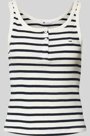 Tommy Hilfiger Top na ramiączkach z wyhaftowanym logo