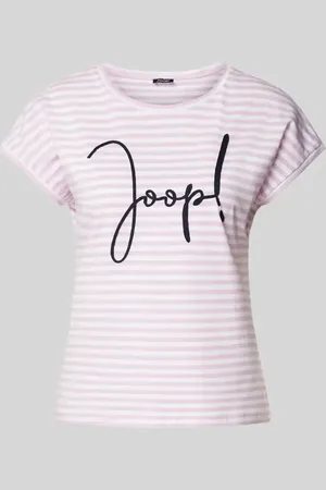 JOOP! T-shirt z wyhaftowanym logo model ‘Teri’