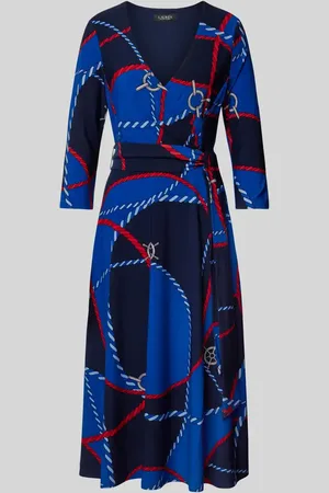 Ralph Lauren Sukienka midi w kopertowym stylu model ‘CARLYNA’
