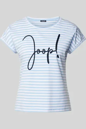 JOOP! T-shirt z wyhaftowanym logo model ‘Teri’