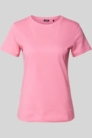 JOOP! T-shirt z prążkowanym okrągłym dekoltem