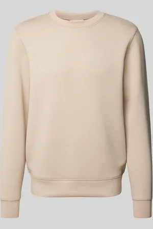 Casual Friday Bluza z prążkowanymi wykończeniami model ‘Sebastian’