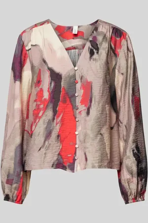 Y.A.S Bluzka o kroju relaxed fit z efektem marszczenia model ‘KAMINA’