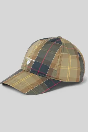 Barbour Czapka z daszkiem i wyhaftowanym logo model ‘Tartan’