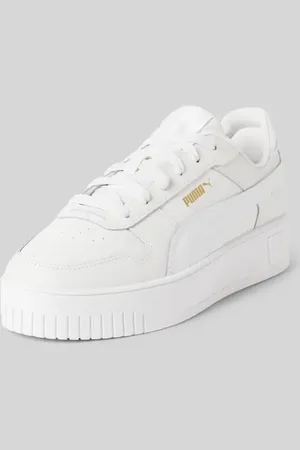 PUMA Sneakersy z mieszanki skóry model ‘Carina Street’