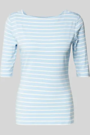 Comma, T-shirt z dekoltem w łódkę
