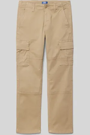 JACK & JONES Spodnie cargo o kroju regular fit z wpuszczanymi kieszeniami model ‘KANE’
