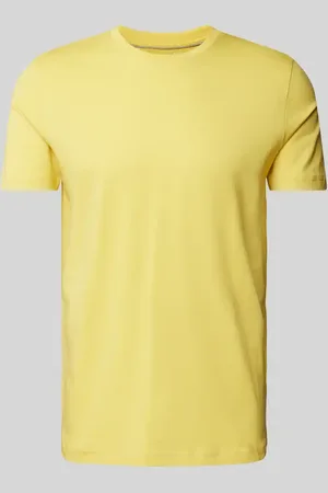 Christian Berg T-shirt z prążkowanym okrągłym dekoltem