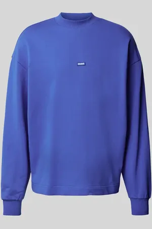 Hugo Blue Bluza ze stójką model ‘Nedro’