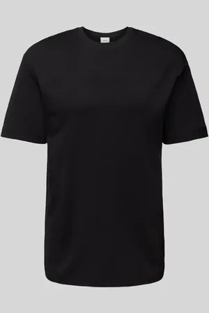Calvin Klein T-shirt z detalem z logo model ‘TECH INTERLOCK’