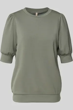 soyaconcept Bluza z prążkowanymi wykończeniami