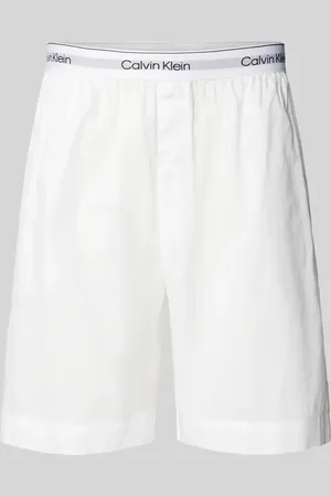 Calvin Klein Szorty o kroju regular fit z elastycznym pasem z logo