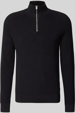 Casual Friday Sweter z dzianiny ze stójką model ‘HARRY’
