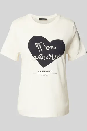 Max Mara T-shirt z okrągłym dekoltem model ‘VELLO’