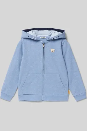 Steiff Bluza rozpinana z naszywką z logo