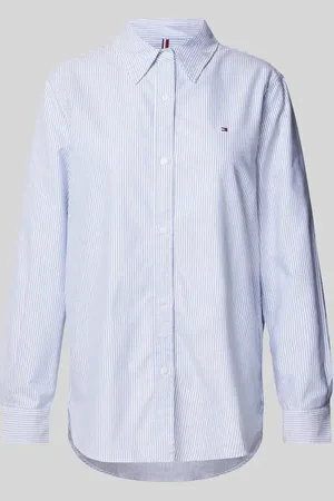 Tommy Hilfiger Bluzka koszulowa o kroju regular fit z czystej bawełny