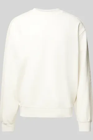 Calvin Klein Bluza o kroju oversized fit z mieszanki bawełny