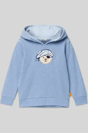 Steiff Bluza z kapturem i naszywką z motywem